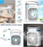 ⁦مروحة ومكيف هواء شخصي محمول 4 في 1⁩ - الصورة ⁦5⁩