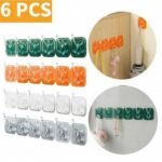 شماعة ملابس الوان 6 قطع