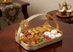 Square Gold Dessert Stand - Image 2