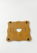 كوستر خشب قلب