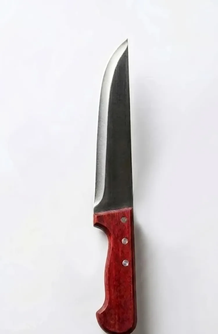Wooden handle kitchen knife - Image 1