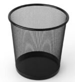 سلة معدن اسود
