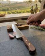 ⁦سكينة خوجة معدن بيد خشب⁩ - الصورة ⁦2⁩