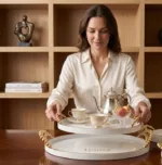 3-Piece Round Tray Set with Bubble Handles - Image 3