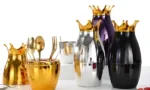 "Crown design cutlery set"