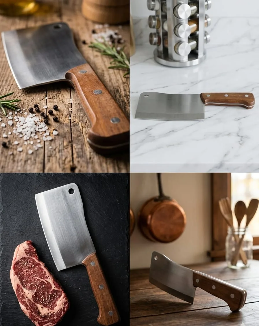 Cleaver with wooden handle - Image 3