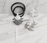 3L Food Chopper - 2 Bowls (Glass & Stainless Steel) - Image 2