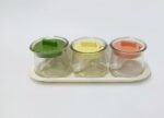 3-Piece Glass Spice Jar Set