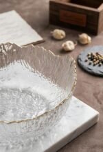 Gold-rimmed bowl set - Image 2
