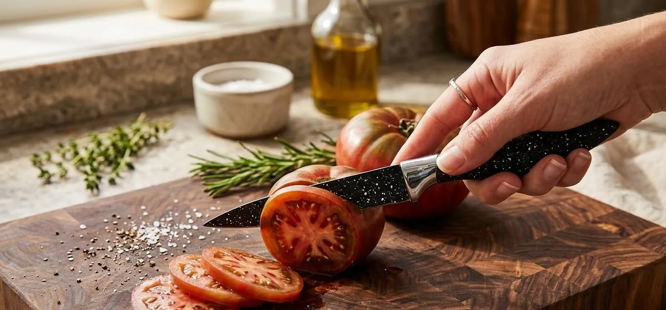 ⁦سكينة جيرانيت اسود⁩ - الصورة ⁦2⁩
