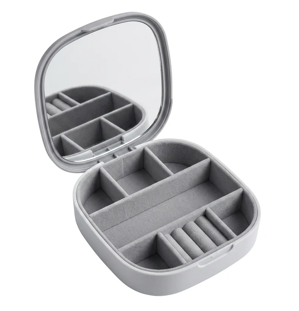 Jewelry and Accessory Organizer with Mirror - Image 1