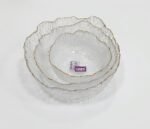 Gold-rimmed bowl set