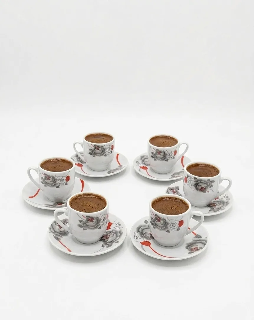 ⁦طقم قهوة بورسلين⁩ - الصورة ⁦1⁩