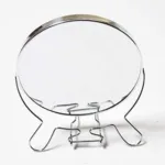 Silver Metal Vanity Mirror with Stand (2-Way) - Image 6