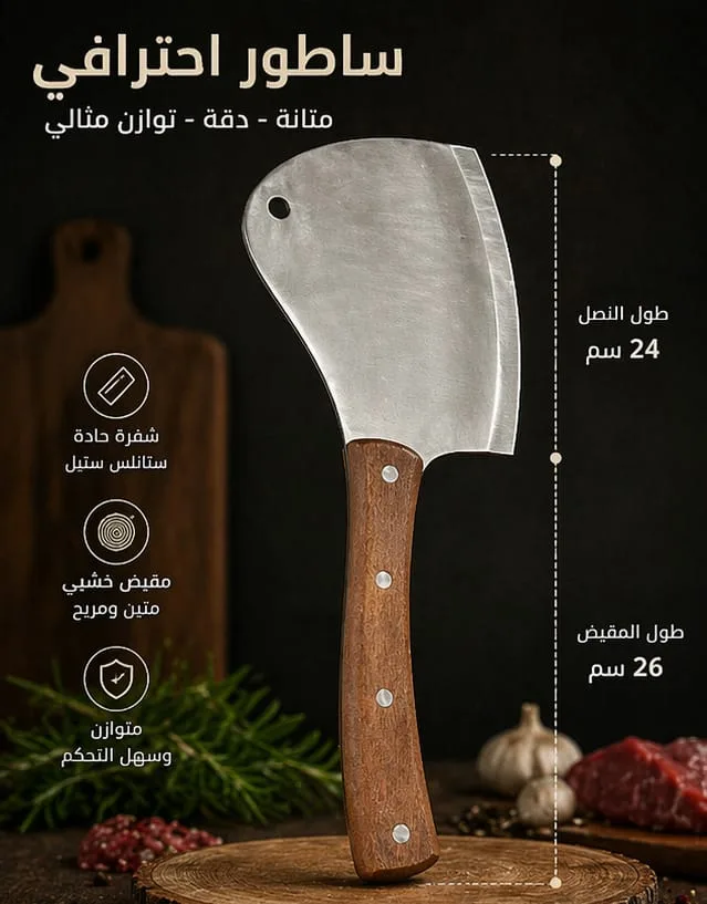 Heavy-Duty Bone Cleaver - Image 7