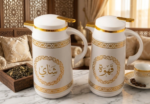 ⁦طقم 2 قطعة ترمس شاي و قهوة ابيض⁩ - الصورة ⁦4⁩