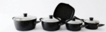 9-Piece Granite Cookware Set