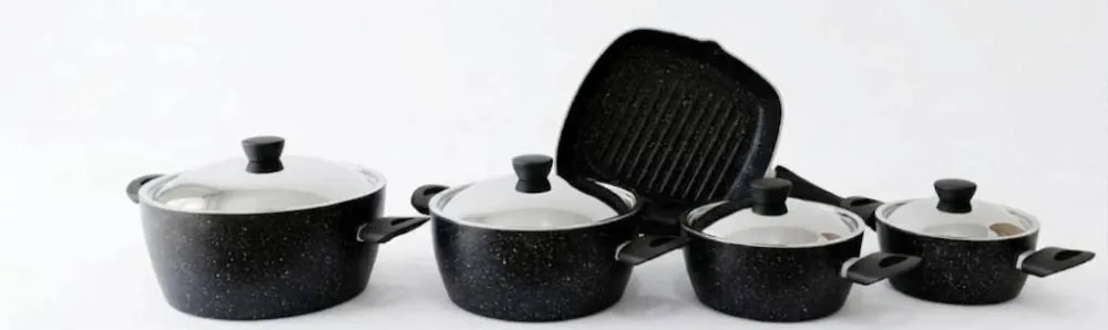 9-Piece Granite Cookware Set - Image 1