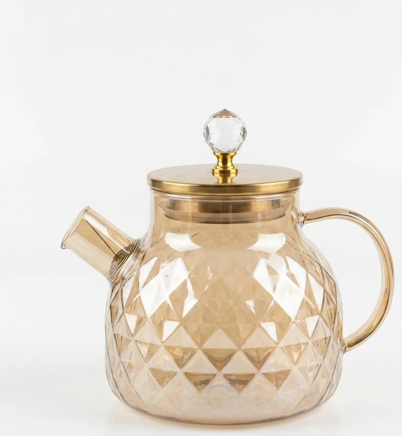 Heat-resistant Pyrex teapot - Image 1