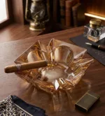 Blinkmax Glass Ashtray (Amber / Smoked) - Image 3