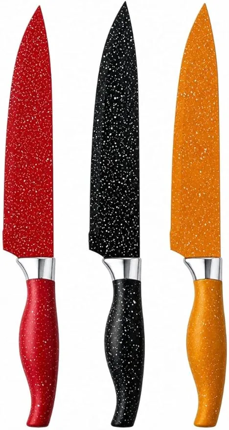 3-Piece Granite Knife Set - Image 1