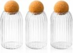3-Piece Glass Spice Jar Set with Ball Lid
