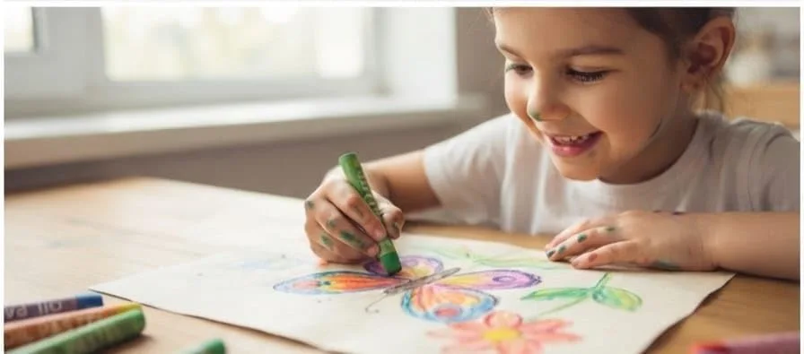 Kids Top Quality 12 Color Bright Oil Pastels Set - Image 4