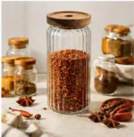 ⁦برطمان توابل بايركس كبيربغطاء خشب حفره⁩ - الصورة ⁦3⁩