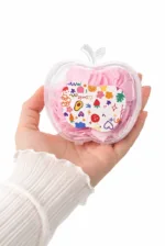 Kids Colorful Multi Shape Paper Soap in Apple Shaped Container - Image 5