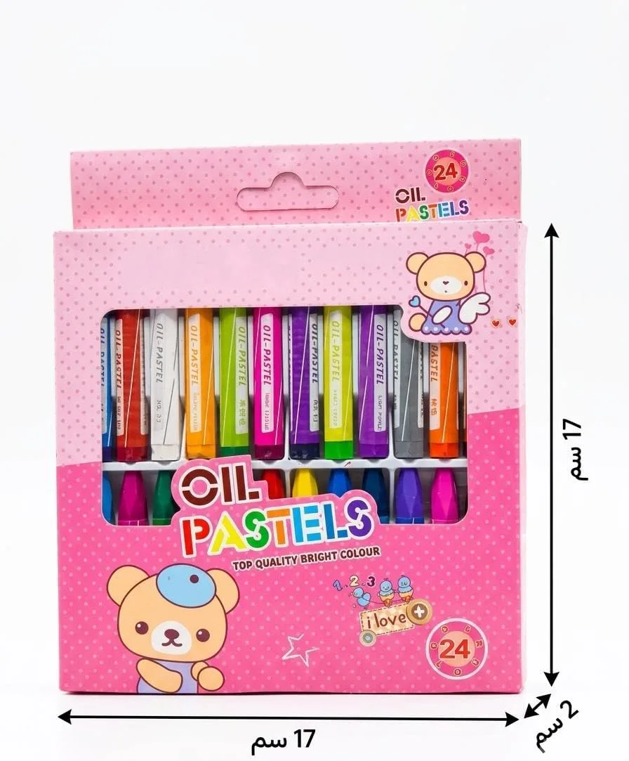 ⁦ألوان زيت باستيل للأطفال 24 لونًا غنيًا⁩ - الصورة ⁦4⁩
