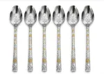 Luxury Small Stainless Steel Spoon Set - 6 Pieces (18/10 Grade)