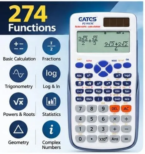 • Eates FC-95ESC Scientific Calculator with 274 Functions - Image 4