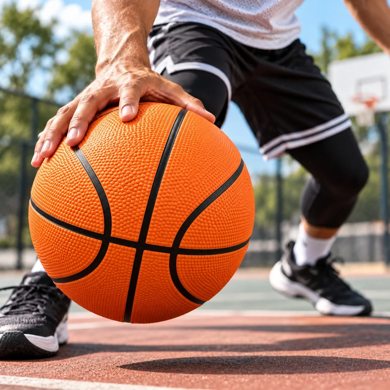 Classic Durable Rubber Basketball - Official Size for Indoor & Outdoor Courts - Image 3