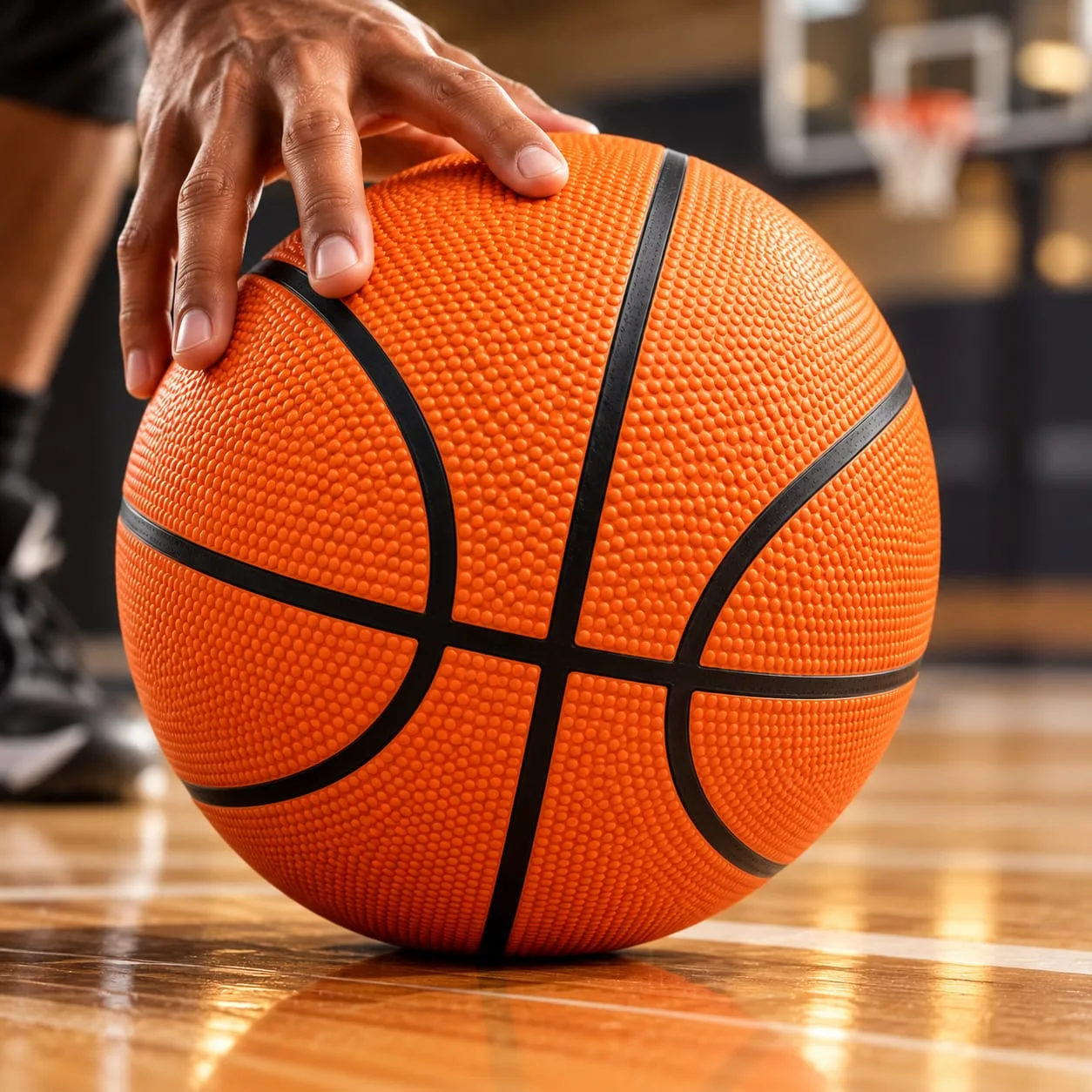 Classic Durable Rubber Basketball - Official Size for Indoor & Outdoor Courts - Image 2