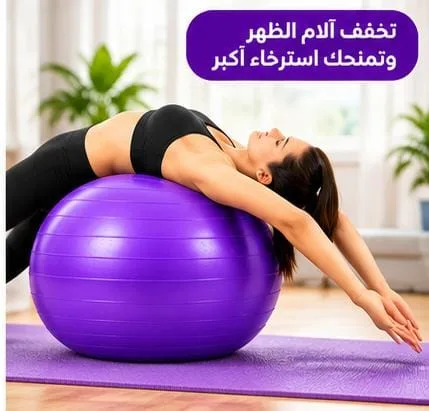 •  Professional Gym & Yoga Exercise Ball 80cm - Available in 5 Vibrant Colors - Image 12